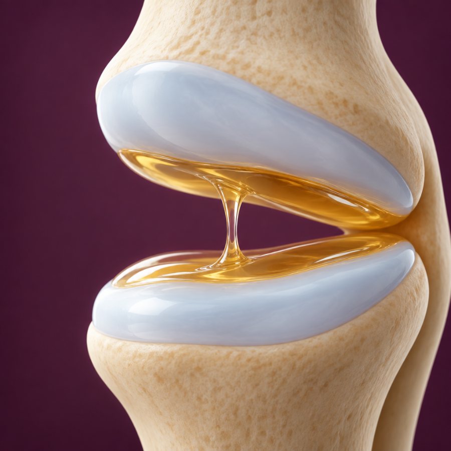 Joint fluid thick and glossy